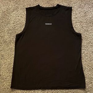 Lululemon Women’s Black muscle tank top long - Size 10